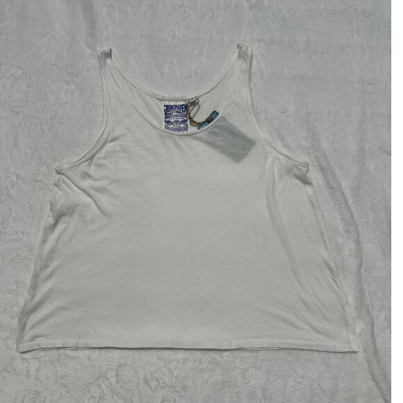 Jungmaven Trinity Tank Top Shirt Size Small Hemp Cotton NWT Washed White - Picture 6 of 10